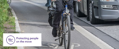 Someone riding a bike